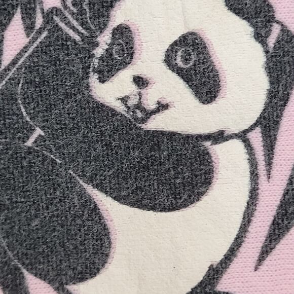 Vintage 1986 Panda Sweatshirt Womens Large 23x25 UNION Made - Picture 15 of 16